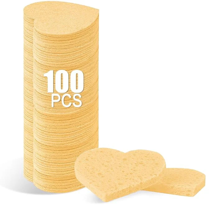 Easy-to-Use 100-Count Compressed Facial Sponges Exceptional