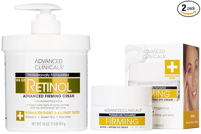 Advanced Clinicals Advanced Firming Retinol Body Lotion Retinol Eye Cream Smart