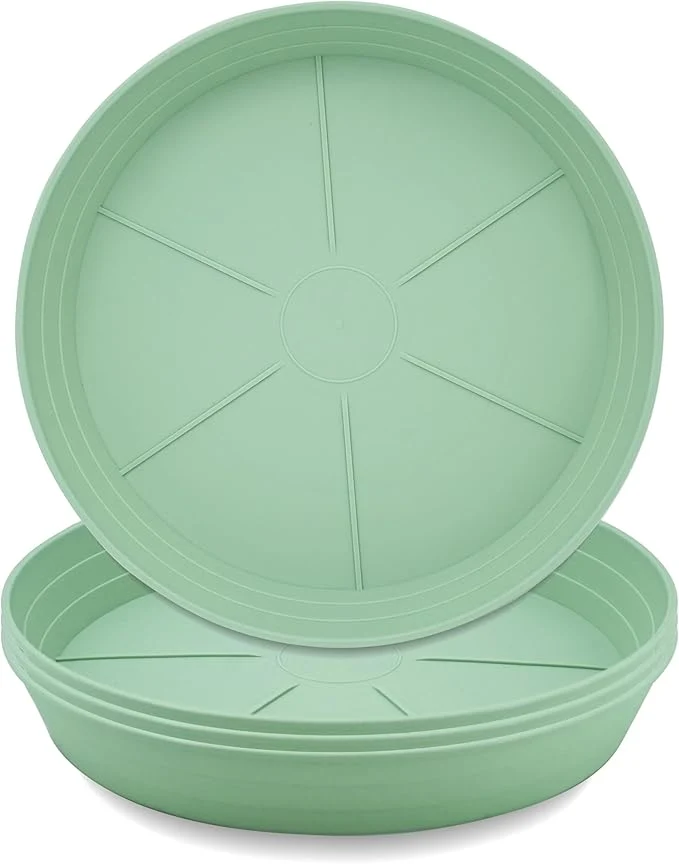 Selected LWALRS Plant Saucer 6 Inch 4 Pack 6 8 10 12 14 16 18 20 25 Plastic Plant Trays World-Class