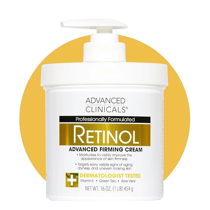 Fast Advanced Clinicals Retinol Body Lotion Face Moisturizer Visible Anti Aging Smooth