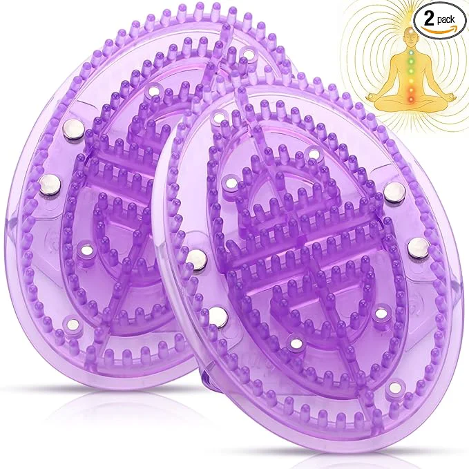 Verified 2 Pcs Meridian Massage Brush Magnetic Full Body Meridian Brush Beauty Salon Luxury