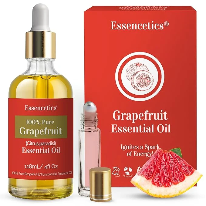 Solid 4 oz Grapefruit Essential Oil Organic Fast