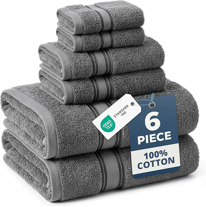 Functional LANE LINEN Luxury Bath Towels Set Healthy