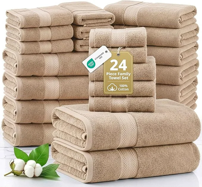 Soft Lane Linen Cotton Towel Set Classic