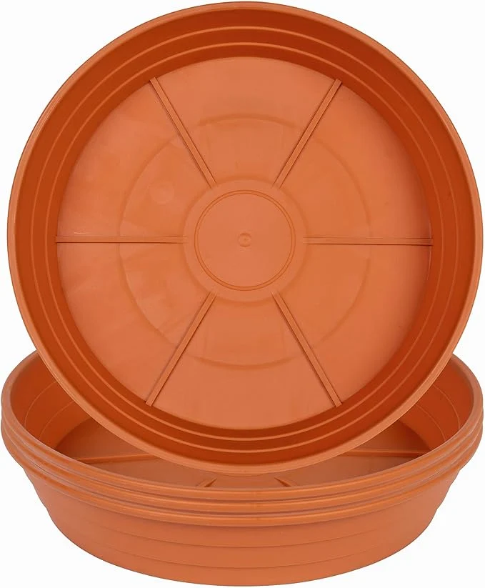 Enhanced Plant Saucer 8 Inch 4 Pack 6 8 10 12 14 16 18 20 25 Plastic Plant Trays First-Class