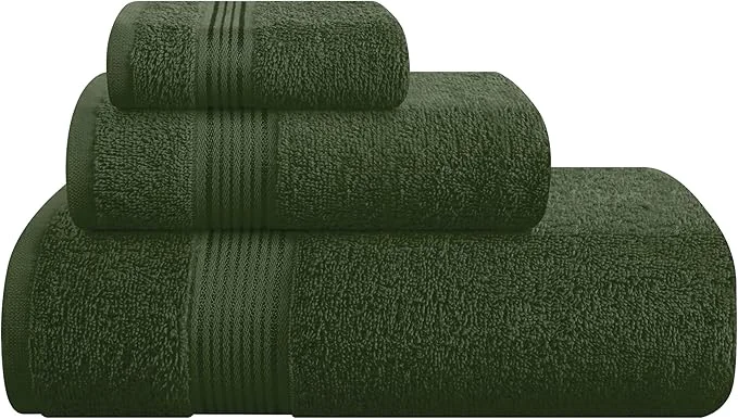 Verified Belizzi Home Ultra Soft 3 Pack Cotton Towel Set Contains a Bath Towel 28×55 Reusable