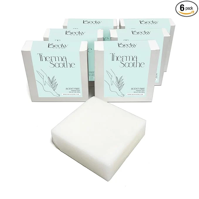 Versatile 6lb Unscented Paraffin Wax for Hand and Feet Use Solid