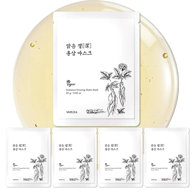 Official Radiance Ginseng Sheet Masks Excellent