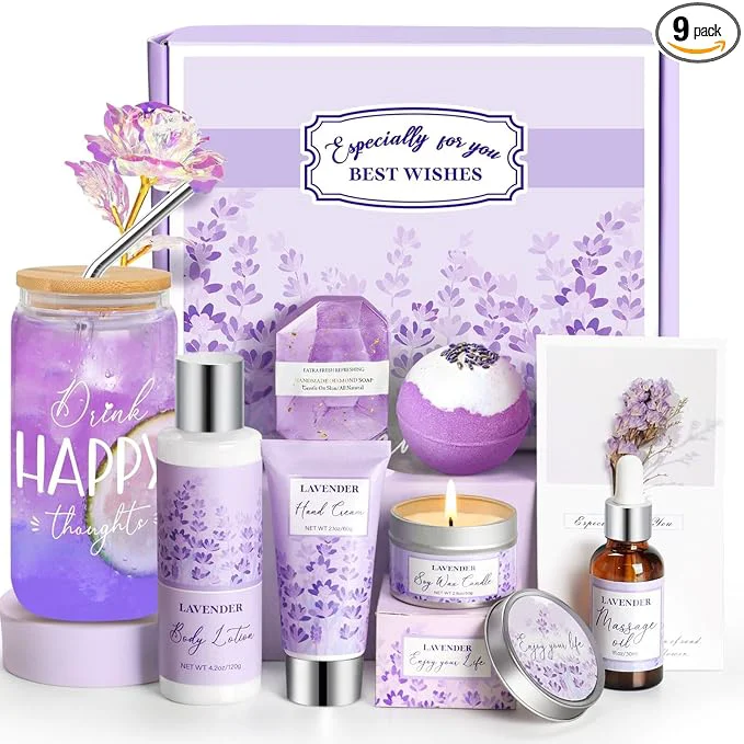 Professional Mothers Day Gifts for Mom Lavender Gift Baskets Birthday Gifts for Women First-Class