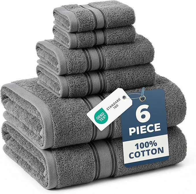 Optimized LANE LINEN Luxury Bath Towels Set Official