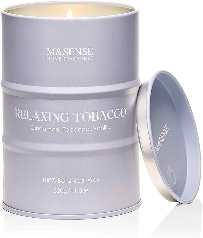 High-Quality M SENSE Tobacco Vanilla Scented Candles Natural Non Toxic Aromatherapy Candle Exceptional