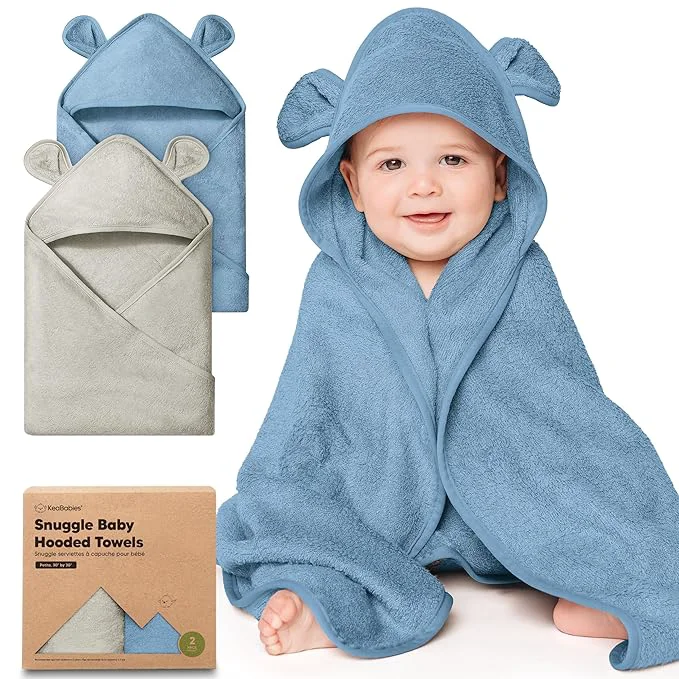 Reliable KeaBabies 2-Pack Hooded Baby Towels Verified