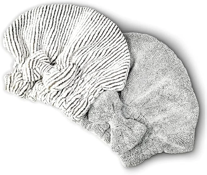 Exceptional Microfiber Hair Towel Wrap Soft Absorbent Quick Drying Cap Set High-Grade