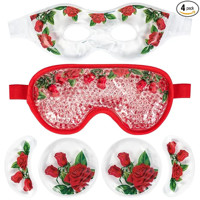 Natural LEOSTEP 4 PCS Cooling Eye Mask Set Fast
