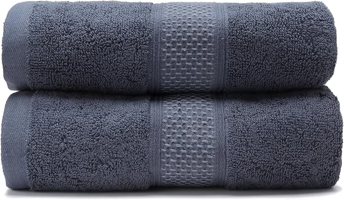 Safe Fluffy Cotton Bath Towels Set650GSM 2-Piece Set Thickened and Enlarged Stylish