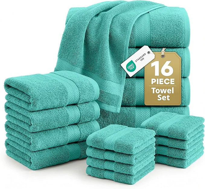 Genuine LANE LINEN Cotton Bath Towel Set Modern