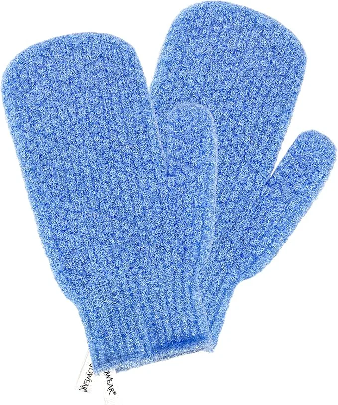 Fine Crafted Evridwear Shower Exfoliating Mitts Deep Cleanse Bathing Scrub Gloves Self Tan Environmentally Friendly