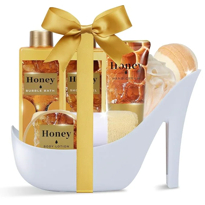 Premium Spa Luxetique Gifts for Women High Heel Gift Set for Women 8pcs Spa Gift for Relaxed