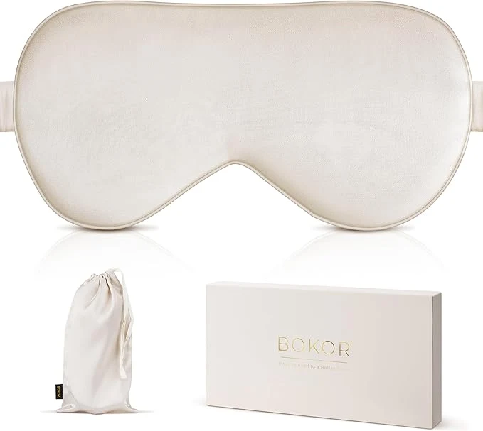 Professional BOKOR Adjustable Silk Sleep Eye Mask Innovative