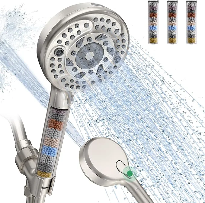 Relaxed SunCleanse Filtered Shower Head High-End