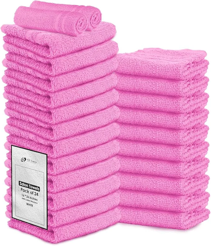 Sophisticated Hand Towels Pink Economy Towels Salon Towels Proven