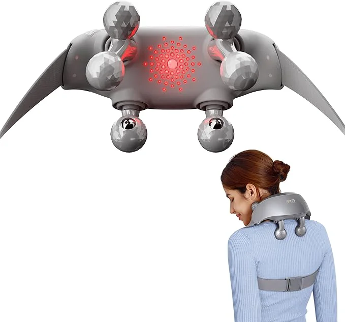 Refined SKG Neck Massager for Pain Relief Deep Tissue Shiatsu Neck and Shoulder Pure