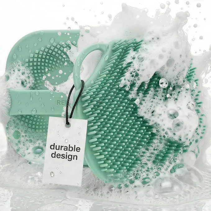 Convenient Silicone Body Scrubber for Shower Unique