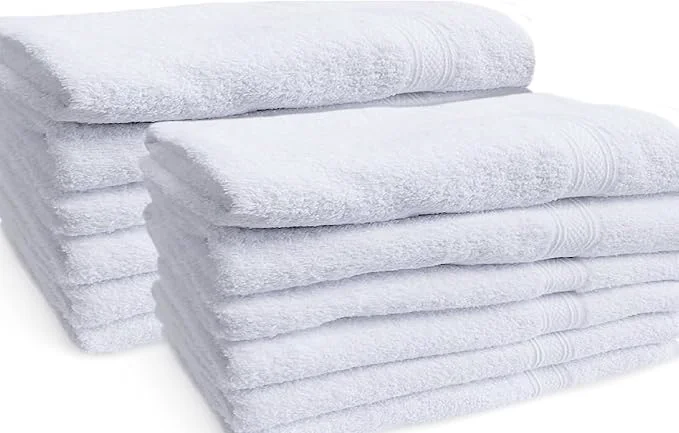 Pure Towels N More 12 Pack 20×40 White Gym Towels Small Bath Towels Sophisticated