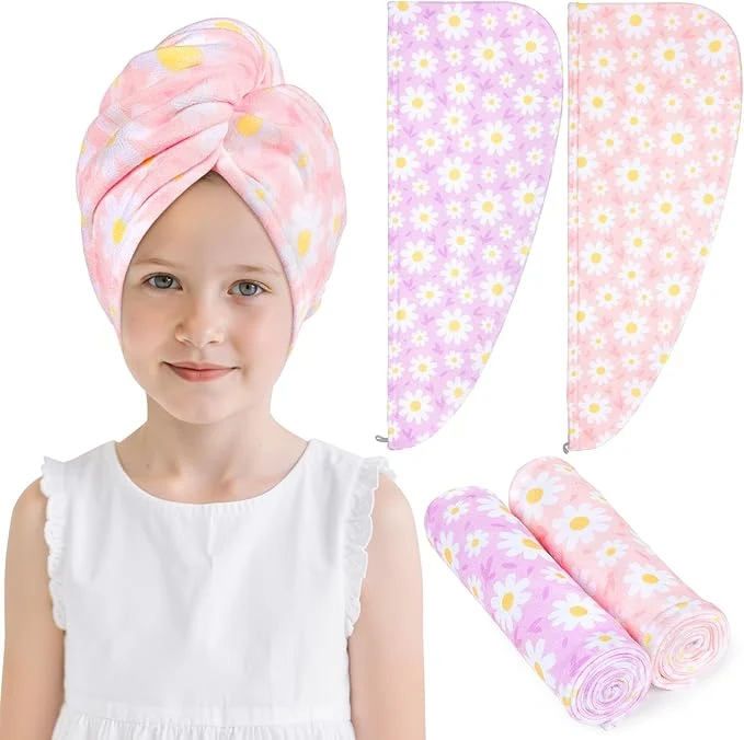 Versatile FIOBEE Microfiber Hair Towel Wrap Contemporary