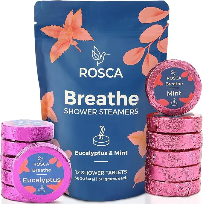 Healthy ROSCA Eucalyptus Mint Shower Steamers Breathable