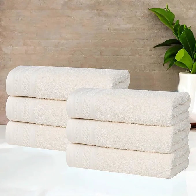 Natural Superior Honeycomb Cotton Medium Weight Towels Unique