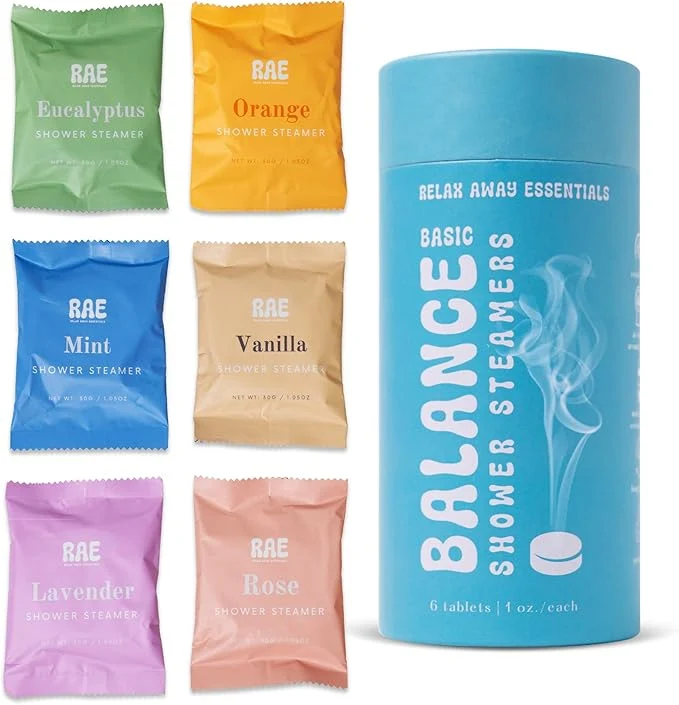 Innovative Relax Away Balance Shower Steamers 6 Pack Next-Generation