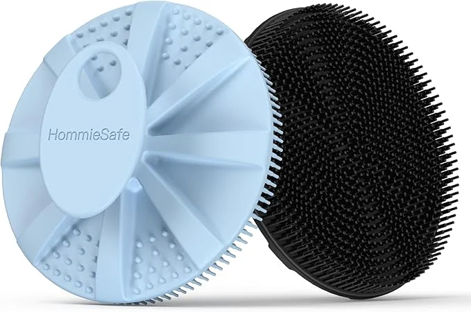 High-Quality Soft Silicone Shower Brush Body Wash Bath Exfoliating Skin Massage Scrubber Durable