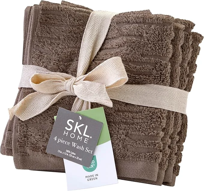 Exclusive SKL Home CloudSoft Cotton Luxury 4 Pc Wash Set Pure
