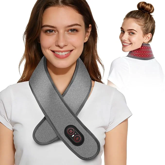 Fine Cordless Neck Heating Pad for Pain Neck Massager Fine Crafted