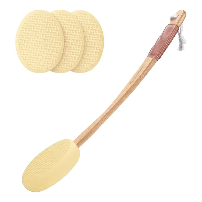 Natural AmazerBath Lotion Applicator for Back 4 Pads Versatile