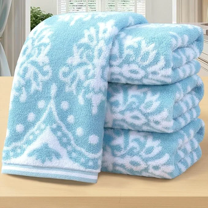 First-Class Hand Towels for Bathroom Bath Hand Towel Set of 4 Jacquard Decorative Hand High-Quality