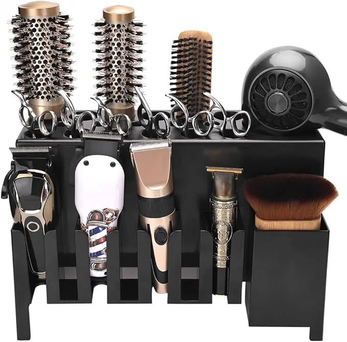 Elegant Hair Dryer Holder Versatile Station Organizer Verified
