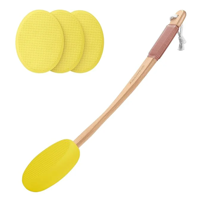 Top-Quality AmazerBath Lotion Applicator for Back 4 Pads Reusable