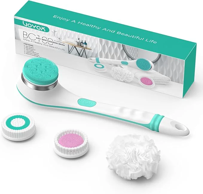 Pure VOYOR Electric Silicone Body Scrubber Back Scrubber Fine