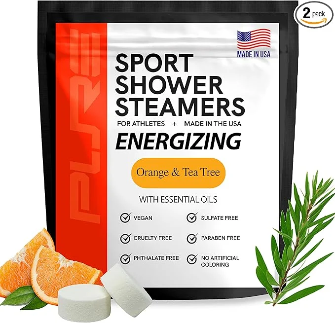 Smooth Pure Energizing Sport Shower Steamers Healthy
