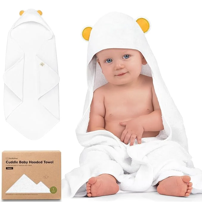 Durable KeaBabies Hooded Baby Towel for Newborn Comfortable