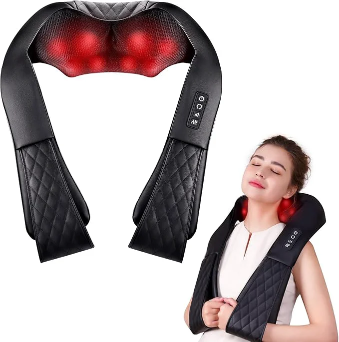 Efficient Shiatsu Neck and Back Massager Corded Electric Neck Massager Easy-to-Use