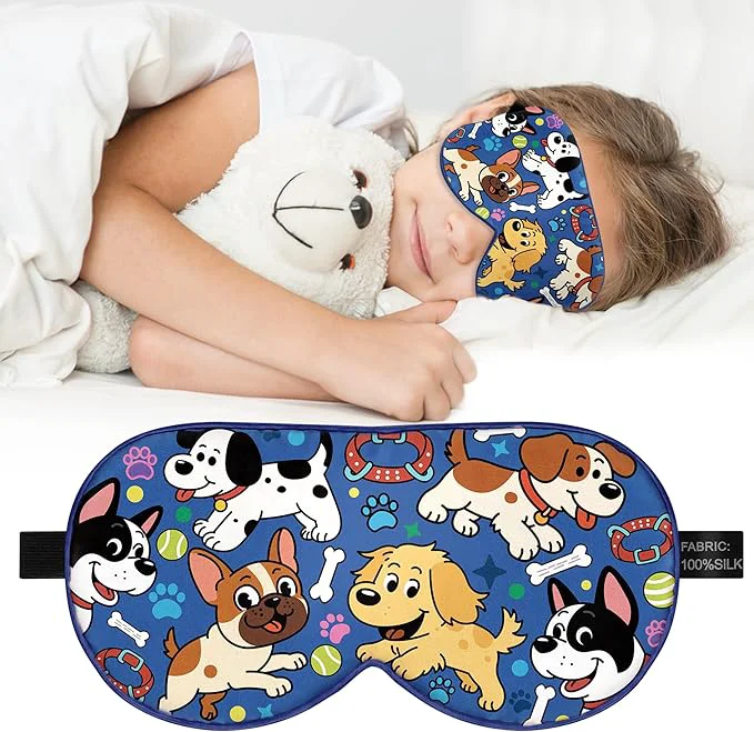 Certified Kids Silk Sleep Mask Mulberry Silk Eye Mask Versatile