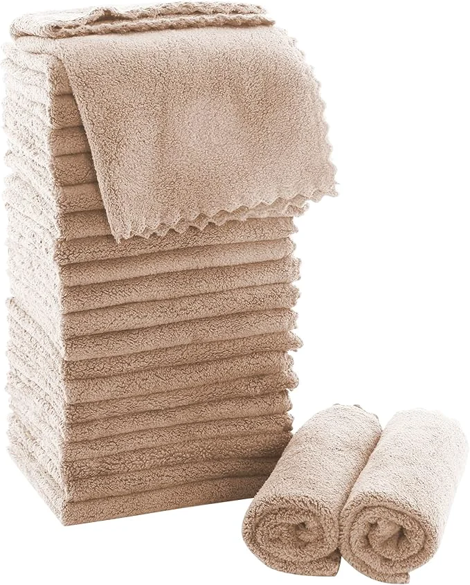 Crafted MOONQUEEN Ultra Soft Premium Washcloths Set Luxury