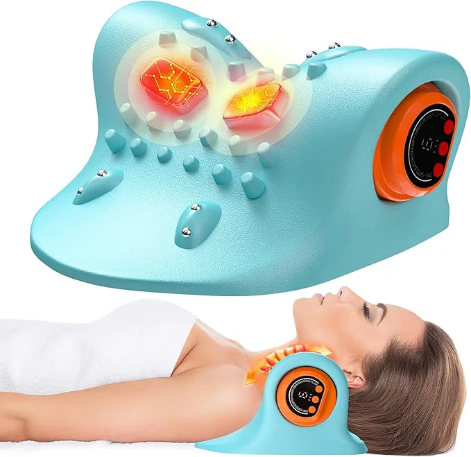 Unique snawowo Neck Massager with Heat 3 in 1 Portable Massager with Cervical Fast