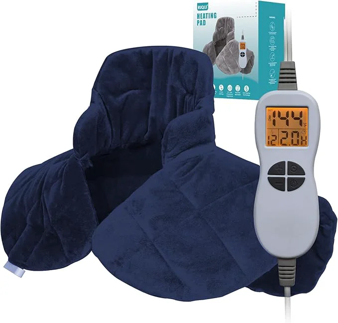 Versatile Ruqiji 19 x 24 Weighted Neck Shoulder Heating Pad 2.5lbs Carefully Designed