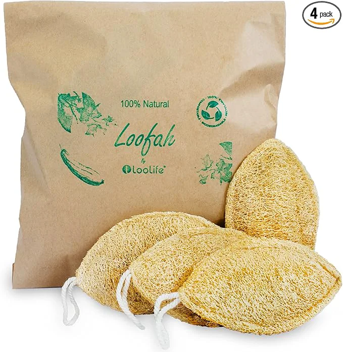 Relaxed Natural Loofah Exfoliating Sponge World-Class