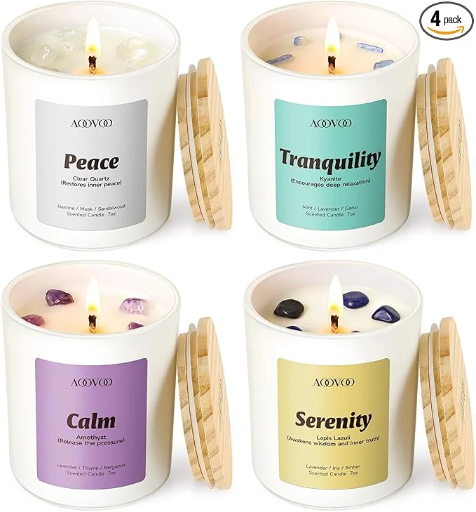 Reliable AOOVOO Stress Relief Candles Set Trusted