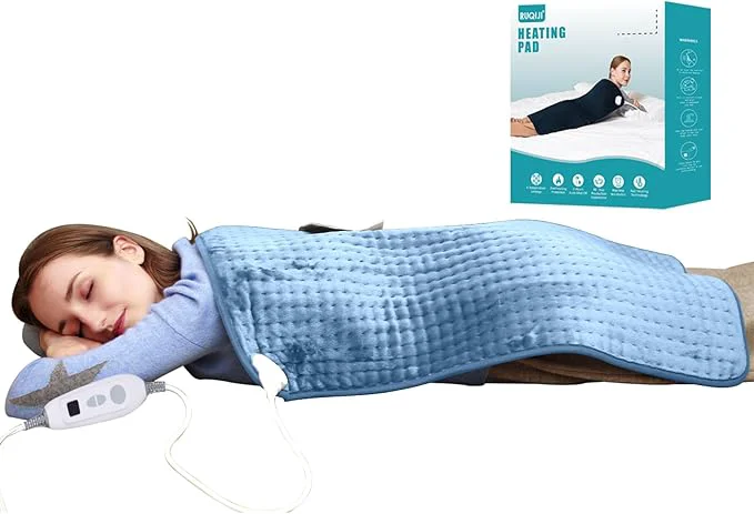 Functional Ruqiji 17”x33” XXXL King Size Flannel Electric Heating Patches Official